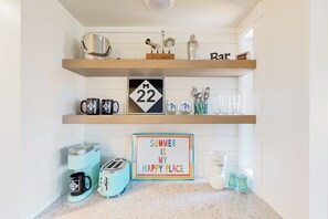 Interior - Inviting studio on The Crystal River/Lake Michigan with kitchenette, AC & WiFi (Glen Arbor)