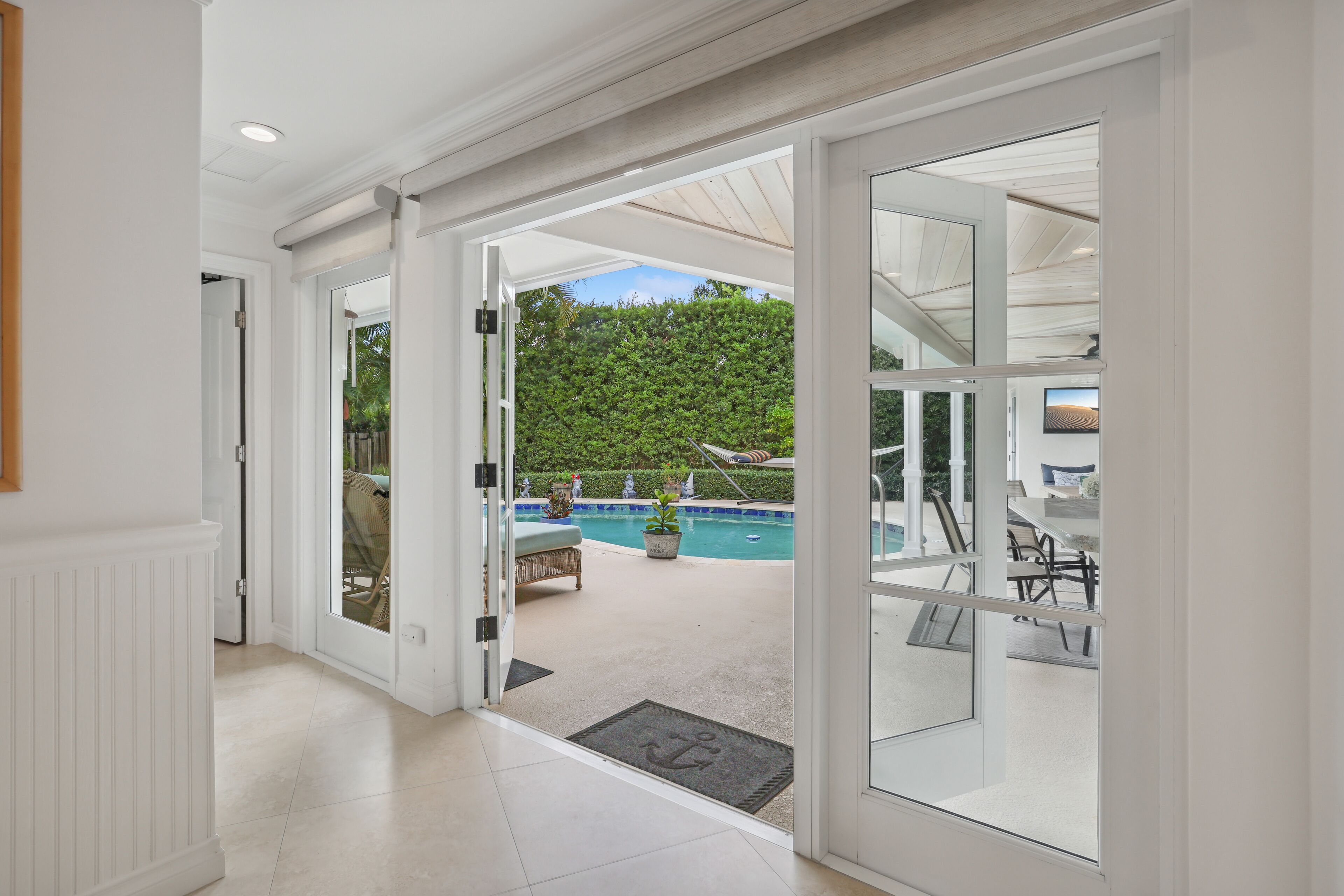 Piscine extérieure, piscine chauffée