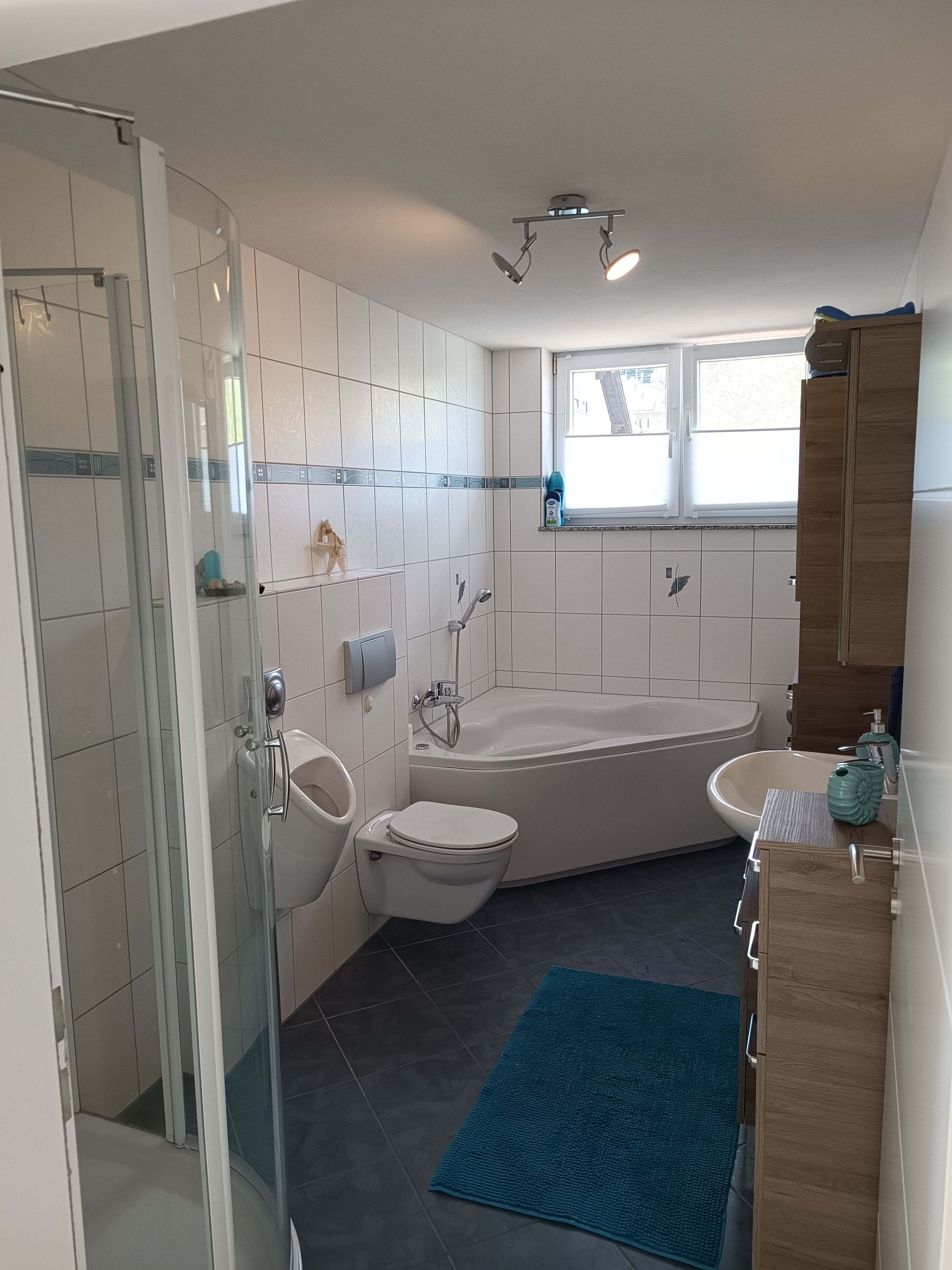 Badewanne, Handtücher, Toilettenpapier