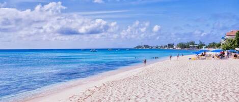 Sun loungers, beach towels