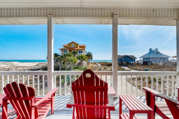 Property grounds - Beachside dog-friendly home with private pool & amazing views (St. George Island)