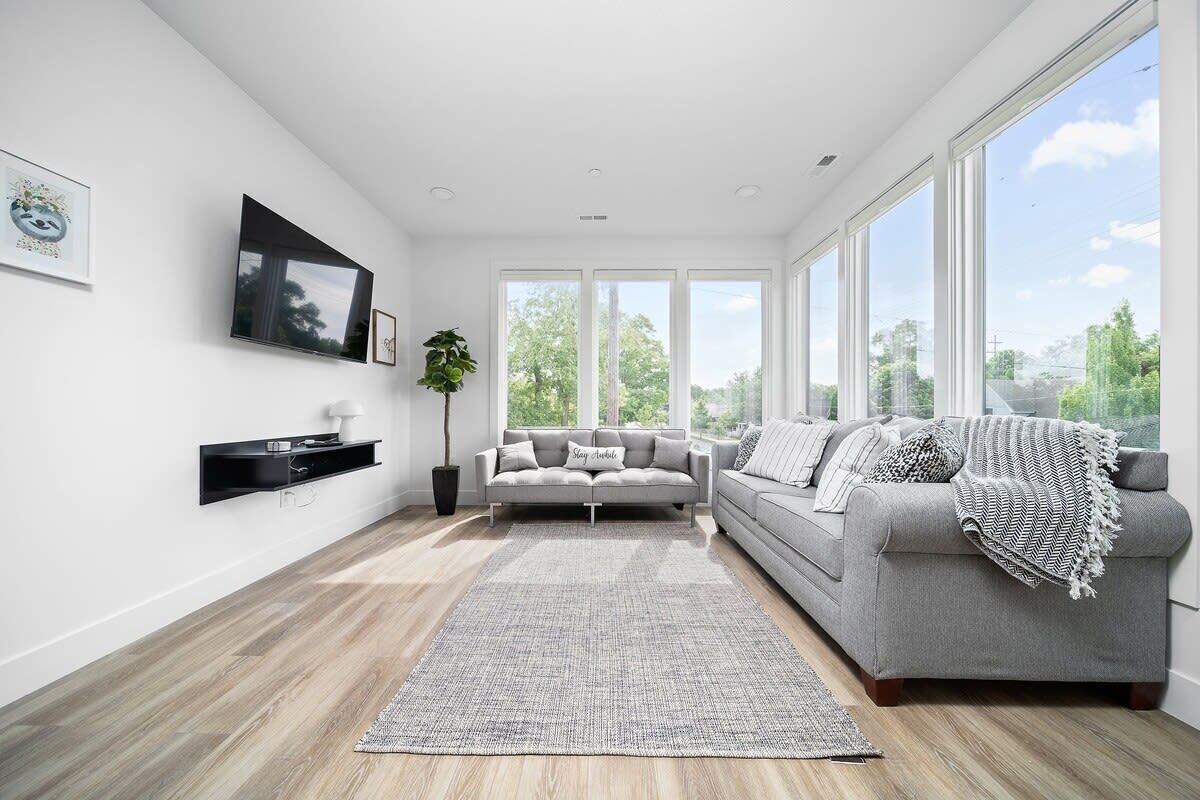 Flatskjerm-TV og strømmetjenester