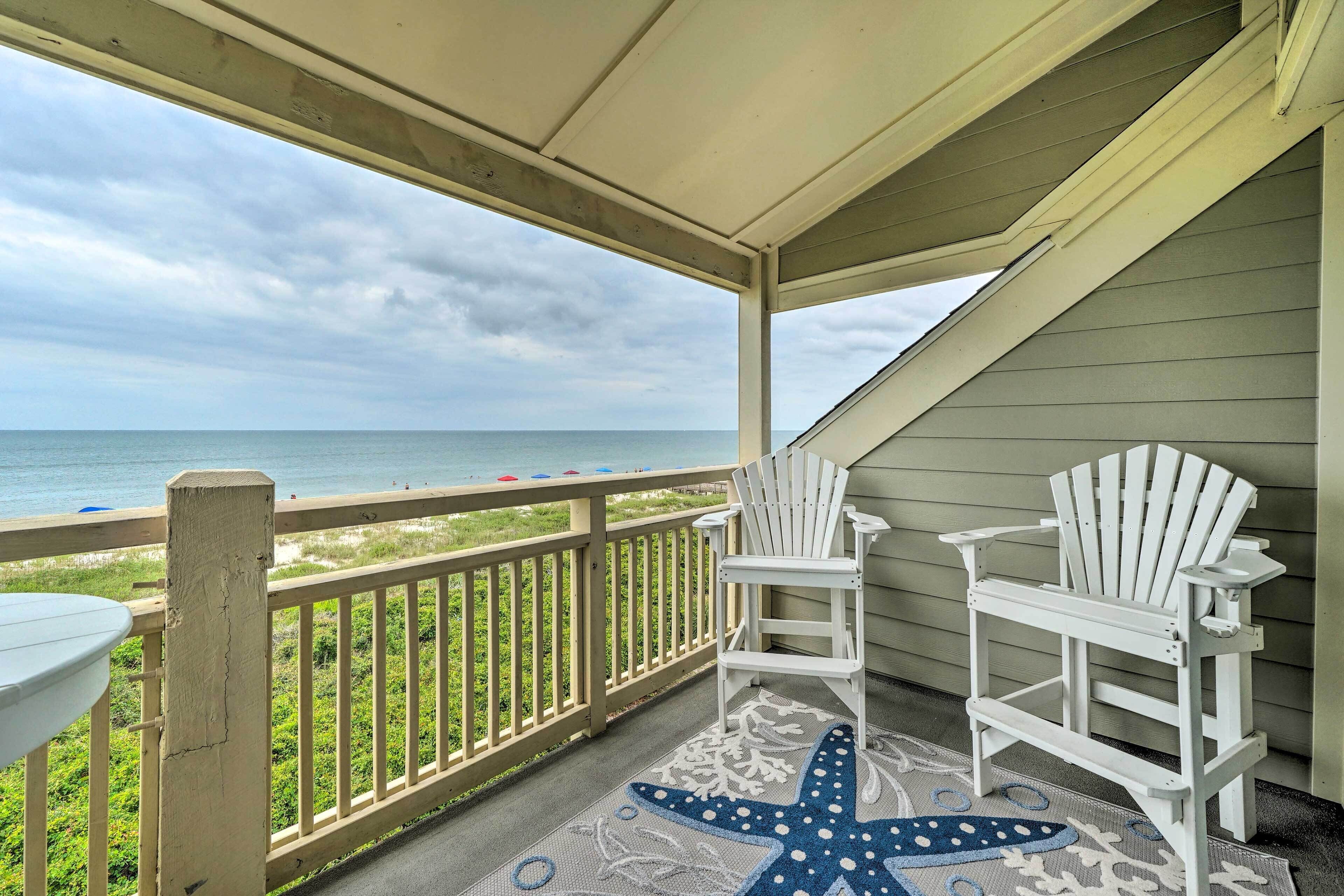 Beachfront Condo w/ Unobstructed Ocean Views!