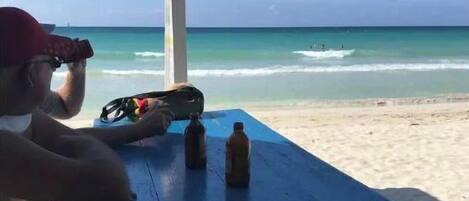 Guests can enjoy a tranquil beachside setting with access to the ocean.