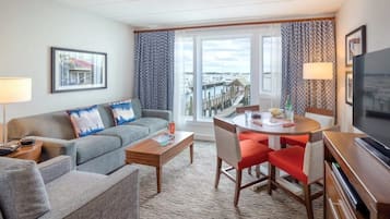 Una televisión, un reproductor de DVD