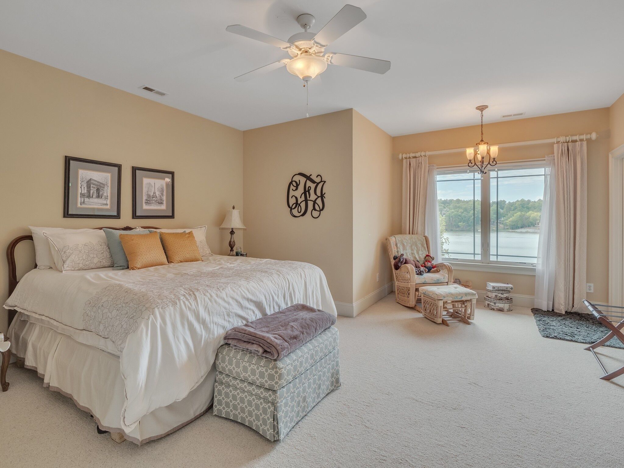 Extraordinary Lake Front Home with boat dock , private deck and fire pit by RedAwning