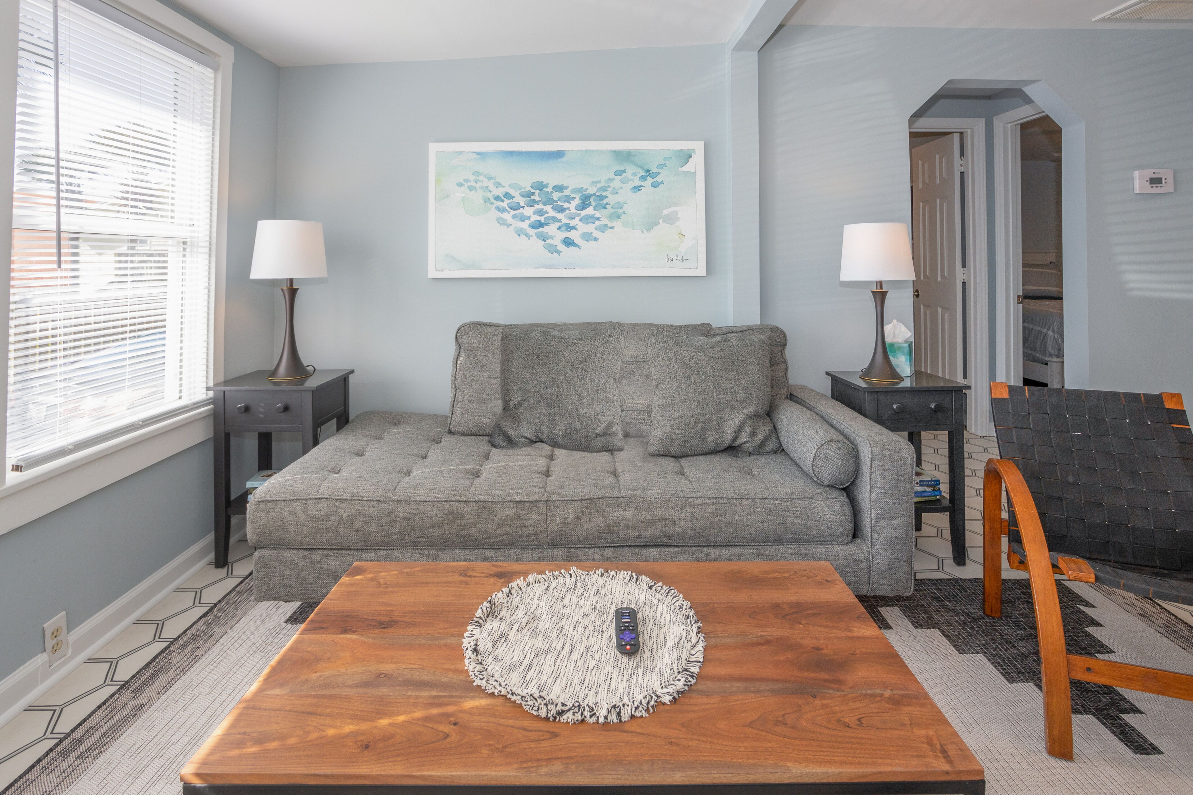 Duplex with central AC & WiFi - 240' to the beach- dog-friendly