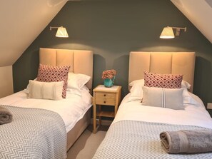 2 habitaciones y sábanas de algodón egipcio 