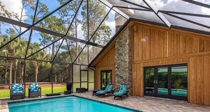 Beautiful Home with Guest House and Saltwater Pool-4 miles to beach