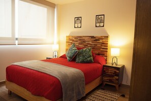 2 habitaciones, colchones con efecto memoria y muebles diferentes 
