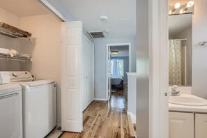 Combined shower/bathtub, hair dryer, soap - Four bedroom Single Family home (Aurora)