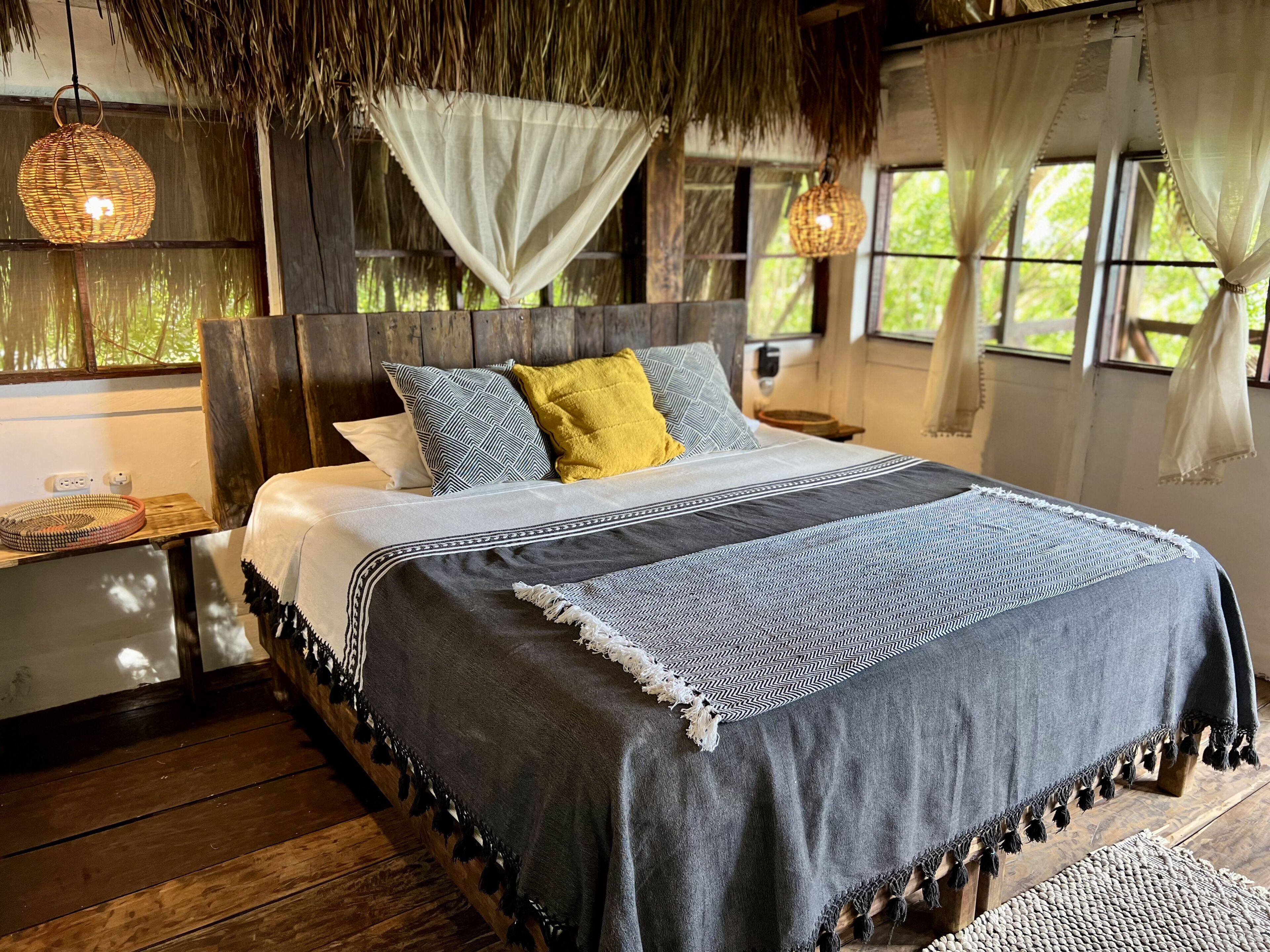 Individually decorated, blackout drapes, free WiFi, bed sheets