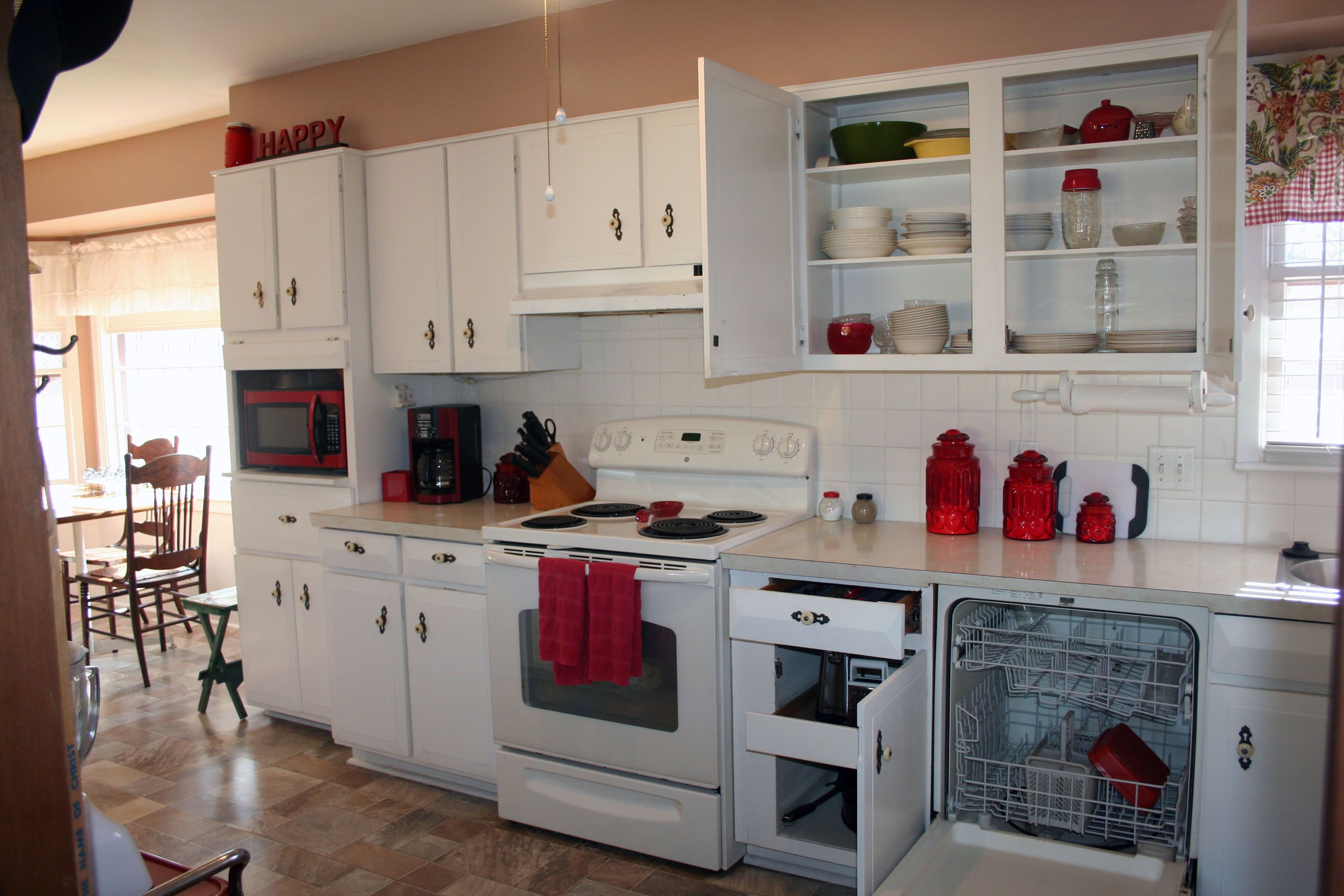 Perfectly located, east side w/fireplace, garage and fenced yard.