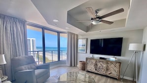 Condo, 2 Bedrooms | Living room - Kingston Residences 2 Bedroom Ocean View Condos (Myrtle Beach)