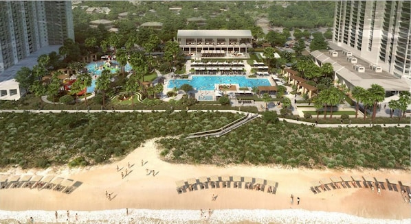 Outdoor pool - Kingston Residences 2 Bedroom Ocean View Condos (Myrtle Beach)