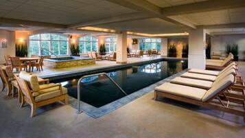 Indoor pool, a heated pool