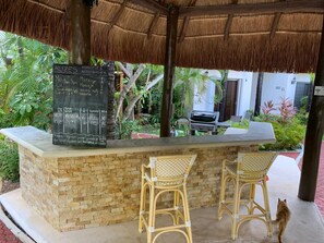 Terrace/patio - Casa De Namaste- Relaxing 1 Br Condo near Playa's best Beaches & 5th Ave! (Playa del Carmen)