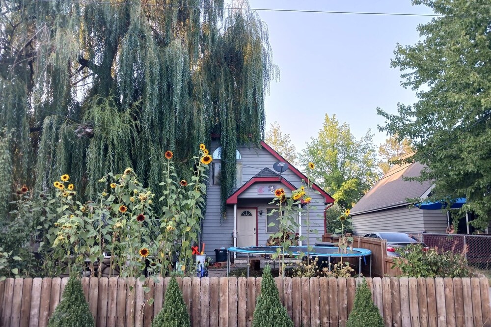 4 bedroom 2 bath house with fenced yard. Close to downtown and U of I