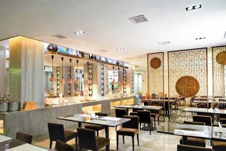 Restaurante. Longhushan Daoyuan Villa