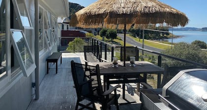 Whitianga Beachfront, with extensive views across Mercury Bay.