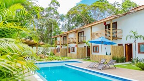 Family Loft | Minibar, individually furnished, free WiFi, bed sheets - Pousada Vila Mangaba (Porto Seguro)