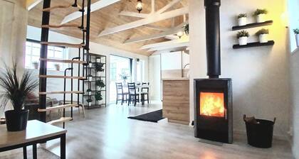 Guesthouse with loft at lake Skagern, Spa & Yoga