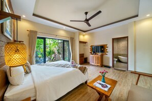 6 chambres, literie hypoallergénique, couette en duvet d'oie