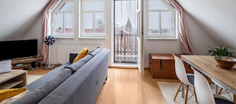 Apartment am Hainich (59m²) für 4 Personen mit Küche, Balkon, Parkplatz & Netflix