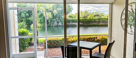 Blick von der Unterkunft