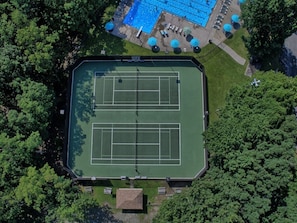 Sport court - Cozy Cabin with ADA accessible, golfing, hiking,, beach, tennis, and more! (Jasper)