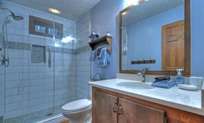 Shower, towels