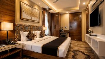 Studio Suite Deluks | Seprai premium dan didekorasi berbeda-beda