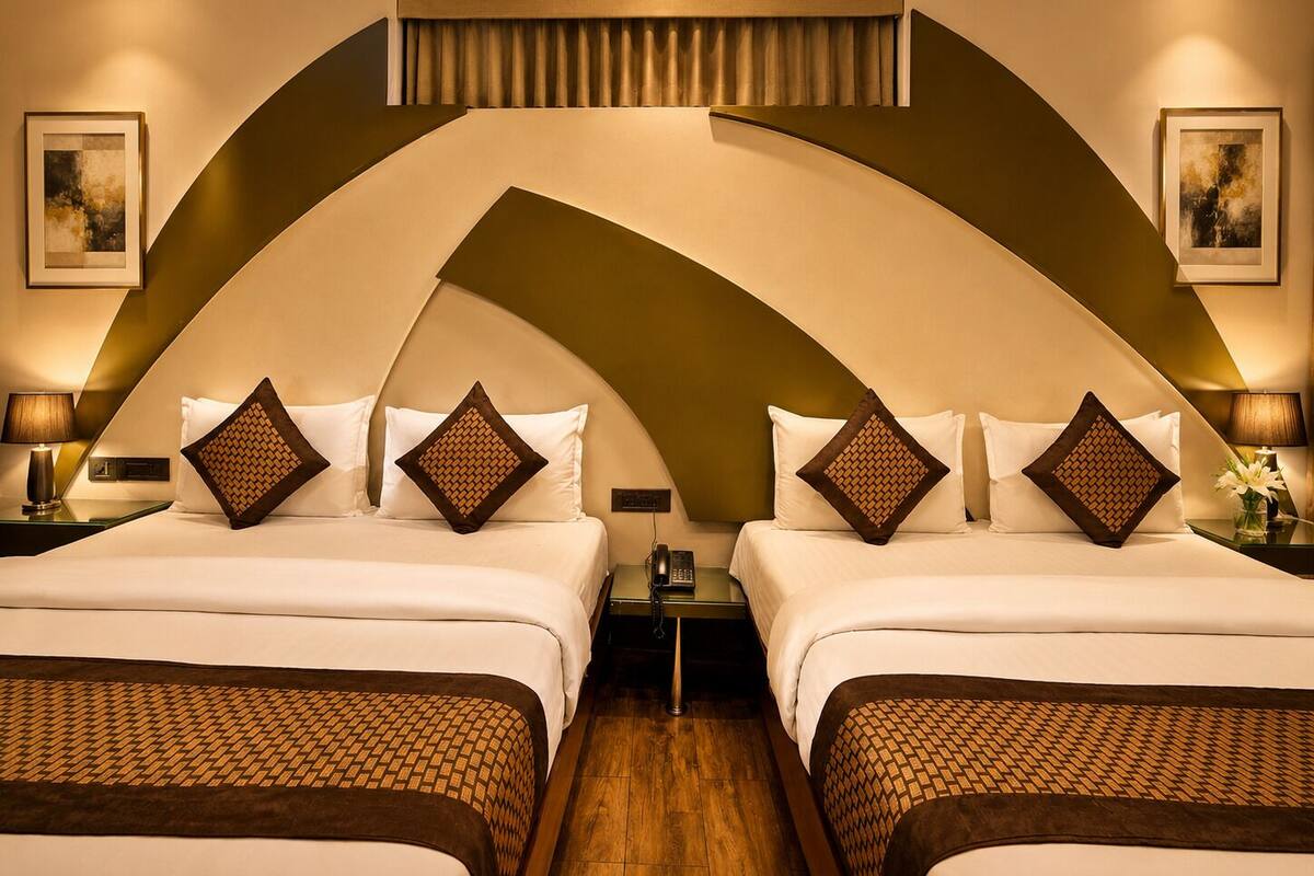 Family Studio Suite | Premium bedding, desk, laptop workspace, soundproofing