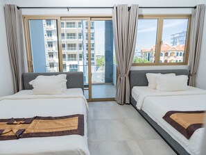 Junior-Apartment | Schreibtisch, schallisolierte Zimmer, kostenloses WLAN, Bettwäsche