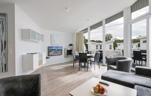 Huoneisto (Dünenvilla Penthouse Deluxe) | Olohuone