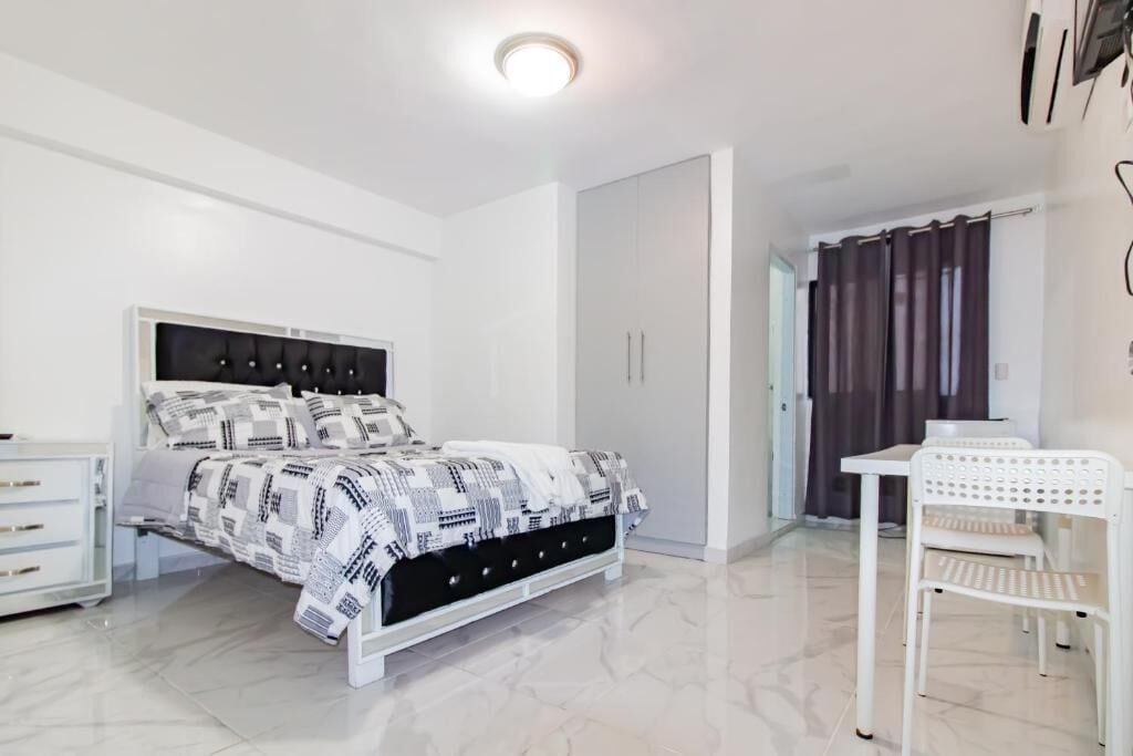 Pillow-top beds, desk, iron/ironing board (on request), free WiFi