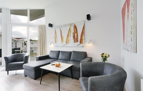 Apartment (Dünenvilla Penthouse Deluxe) | Wohnzimmer | Fernseher
