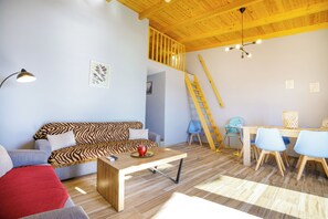 21-inch TV with satellite channels