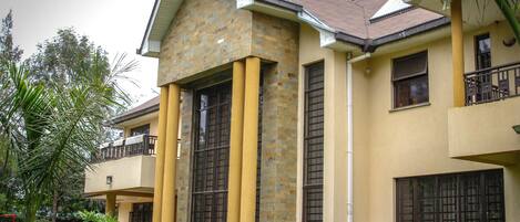 Façade de l’hébergement