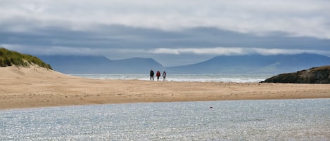 On the beach