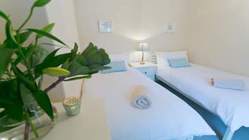 2 bedrooms, iron/ironing board, travel crib, free WiFi