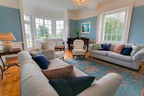 Televisión y chimenea 