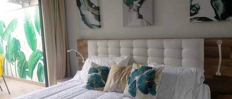 1 bedroom, iron/ironing board, travel crib, WiFi