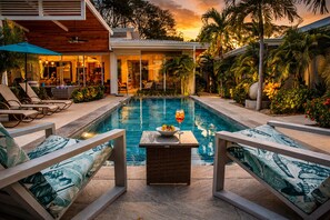 Piscine chauffée