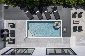 Outdoor pool, a heated pool - THE OASIS, Brand New Home, Screened in Heated Pool, Close to 5th Ave and Beach (Naples)