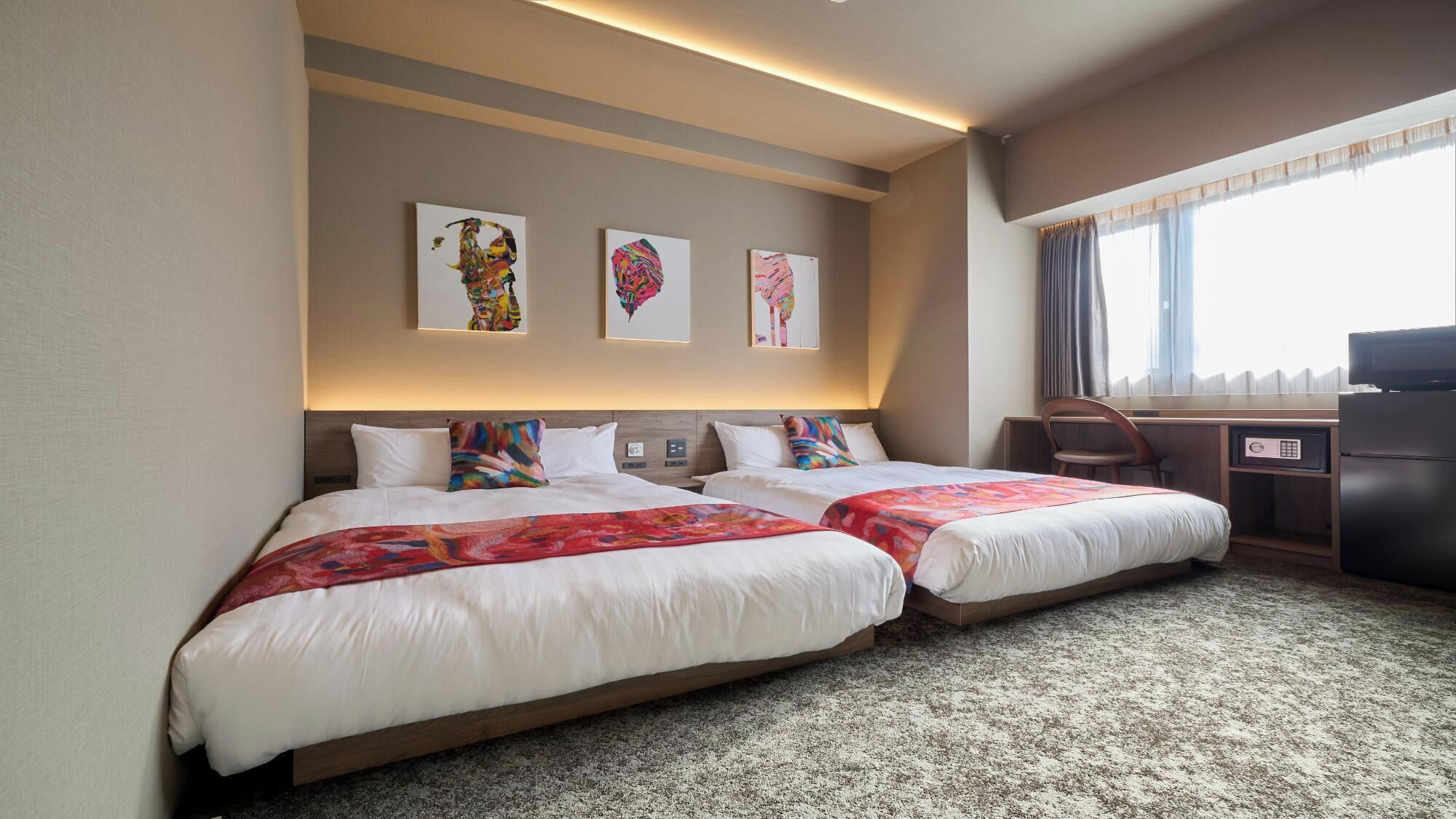 In-room safe, desk, laptop workspace, iron/ironing board