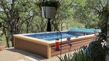 Una piscina riscaldata