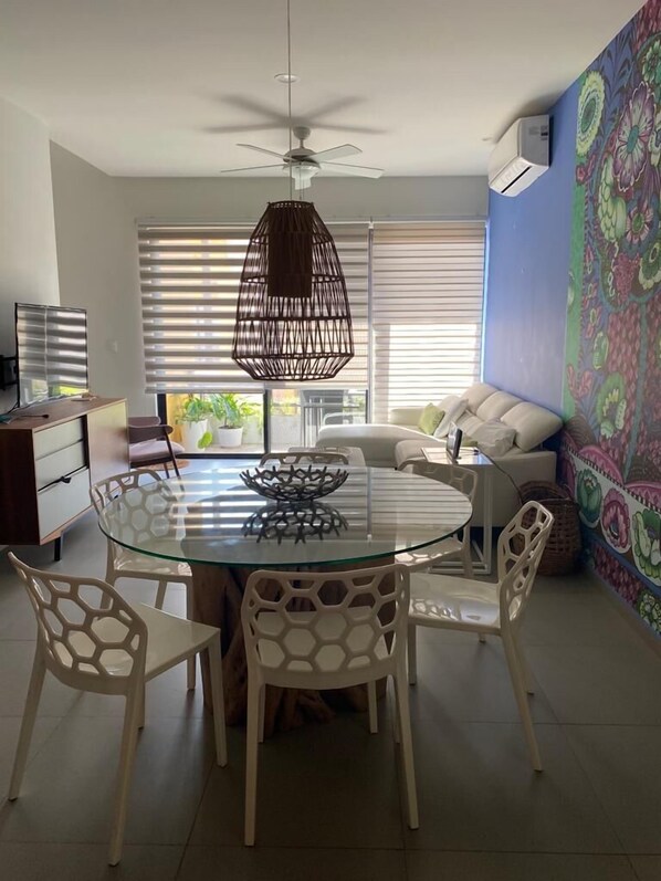 Superior Apartment | Living area - AMAZING PENHOUSE DELUXE WHIT JACUZZI (Playa del Carmen)