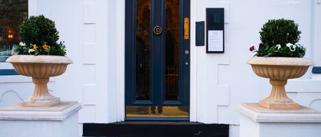 Voorkant van accommodatie