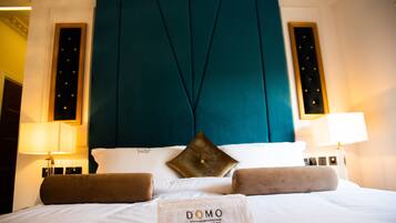 Regency Suite | Egyptian cotton sheets, premium bedding, memory foam beds